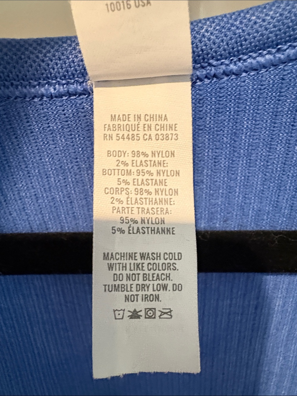 Aerie OFFLINE Square-Neck Ribbed Long-Sleeve Crop Top - Picture 7 of 7
